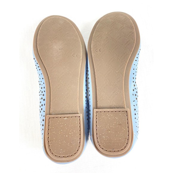 Vionic Womens Callisto Blue Laser Cut Ballet Flats Arch Support Comfort Size 6M - Picture 11 of 12